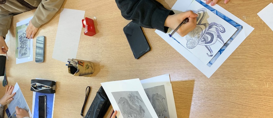 IB DP Visual Arts - Εκπαιδευτική επίσκεψη σε εργαστήριο χαρακτικής