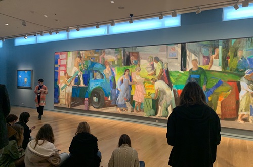 IB DP Visual Arts students visit the Basil & Elise Goulandris Foundation