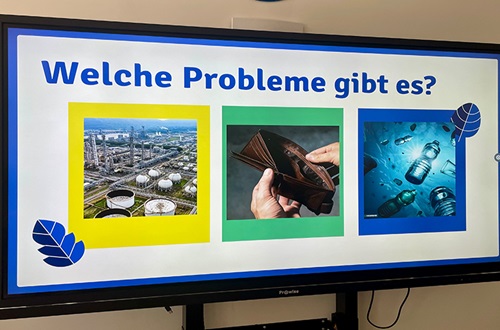 Psychico College Junior High School students participate in sustainability event at the Goethe-Institut
