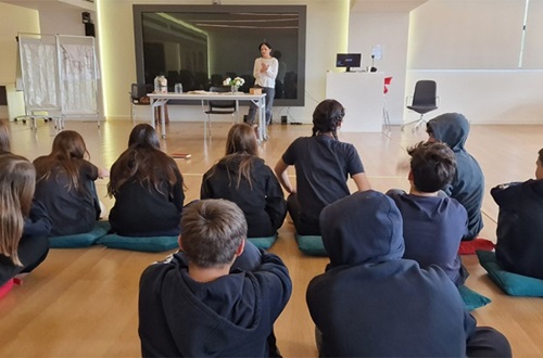 Psychico College Junior High School students participate in educational drama program