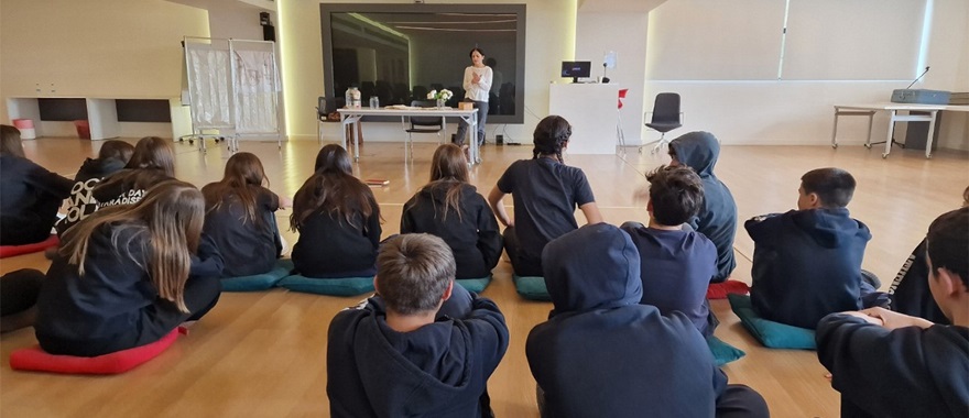 Psychico College Junior High School students participate in educational drama program