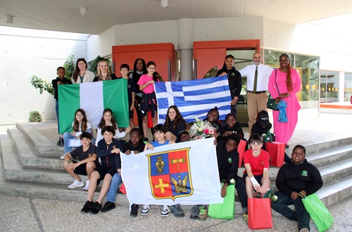 Students from Nigeria visit our Elementary Schools