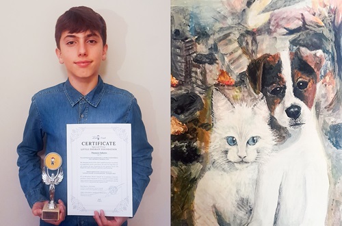 Distinction for student Athanasios Sabanis