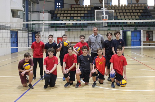Φιλικός Αγώνας Volleyball Μαθητών Γυμνασίου