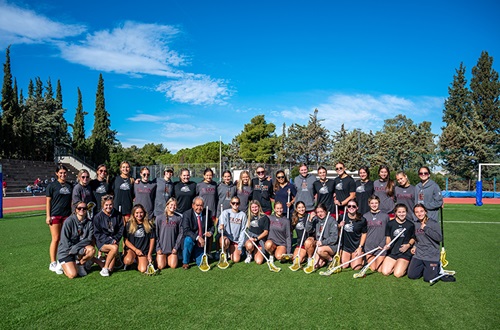 Επίσκεψη της γυναικείας ομάδας Lacrosse του Elon University