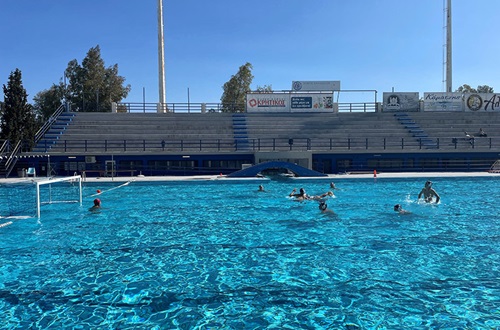 Athens College - Psychico College High School students at the Ministry of Education Water Polo Championship