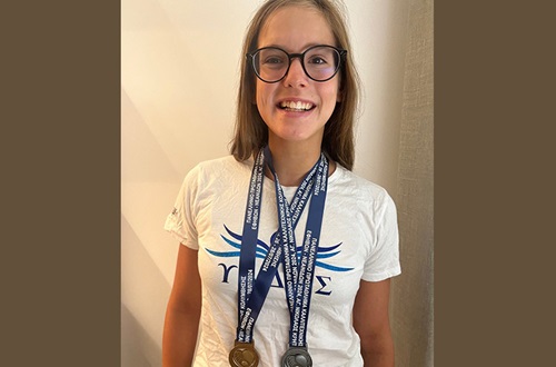 Distinctions for student Lydia Chryssou