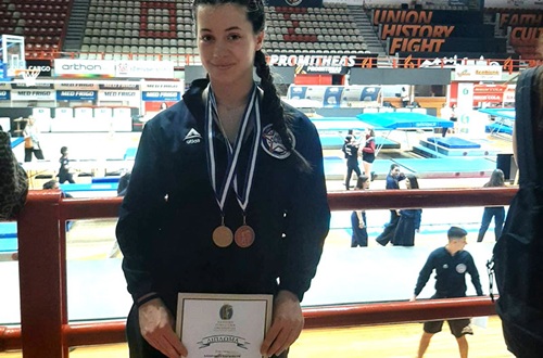 Distinctions for student Paraskevi Lazarakou