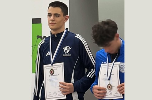 Distinctions for student Christos Zisimopoulos