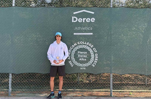 Distinctions for student Georgios Bouskos