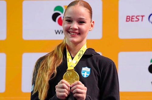 Distinction for student Anastasia Eirini Pergalia