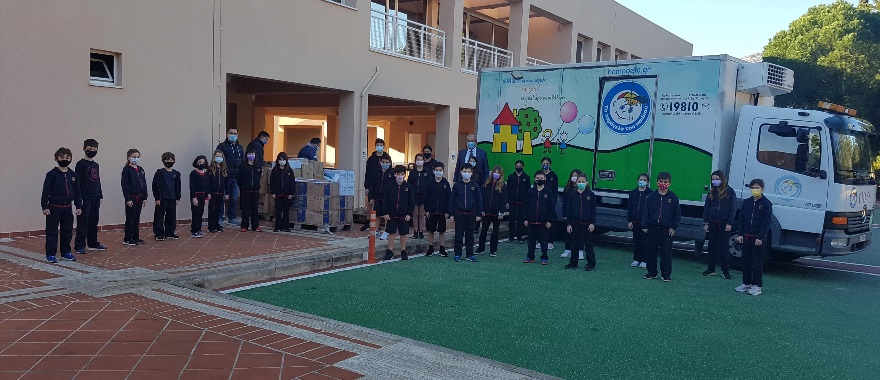 Food Collection for “The Smile of the Child” by Psychico College Elementary School