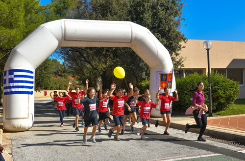 Psychico College Elementary School: Reenactment of the Marathon Race 2021