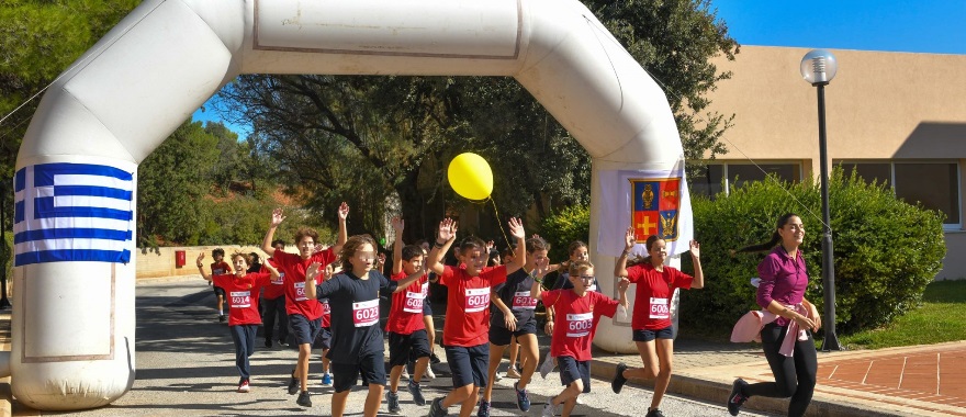 Psychico College Elementary School: Reenactment of the Marathon Race 2021