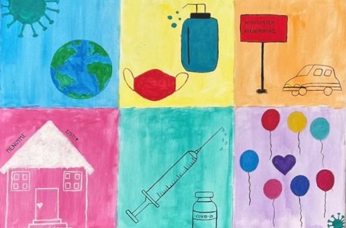 Psychico College Elementary School Student Awarded Honorary Distinction in Hellenic Red Cross Youth Drawing Competition