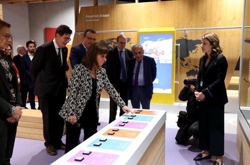 Athens College President, Professor Costas Synolakis, speaker at Climate Change exhibition opening