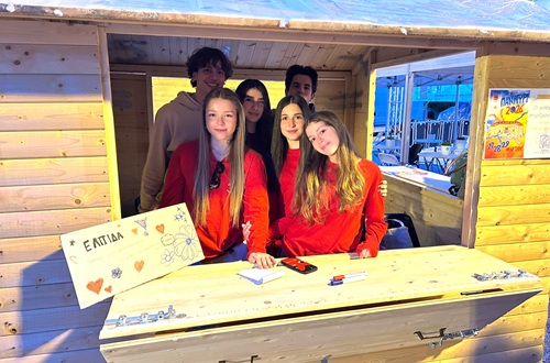 Athens College High School Student initiative "Elpida (Hope) 2026: Together, committed to learning and life!"