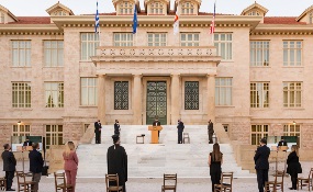 Η Έλλη Ανδριοπούλου στην Τελετή Εγκατάστασης του Διευθυντή/President