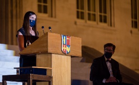 Η Έλλη Ανδριοπούλου στην Τελετή Εγκατάστασης του Διευθυντή/President