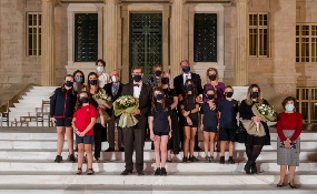 Η Έλλη Ανδριοπούλου στην Τελετή Εγκατάστασης του Διευθυντή/President